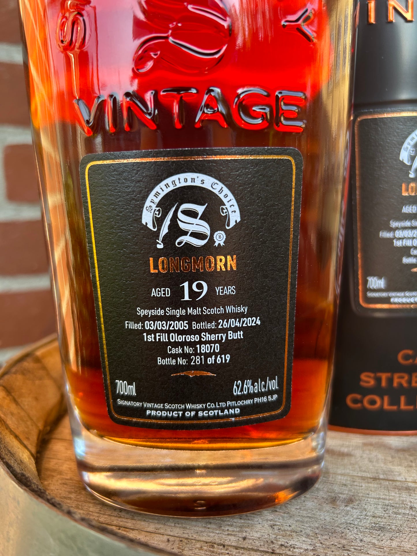 Longmorn 19 år 2005 62,6% Signatory Symington’s Choice