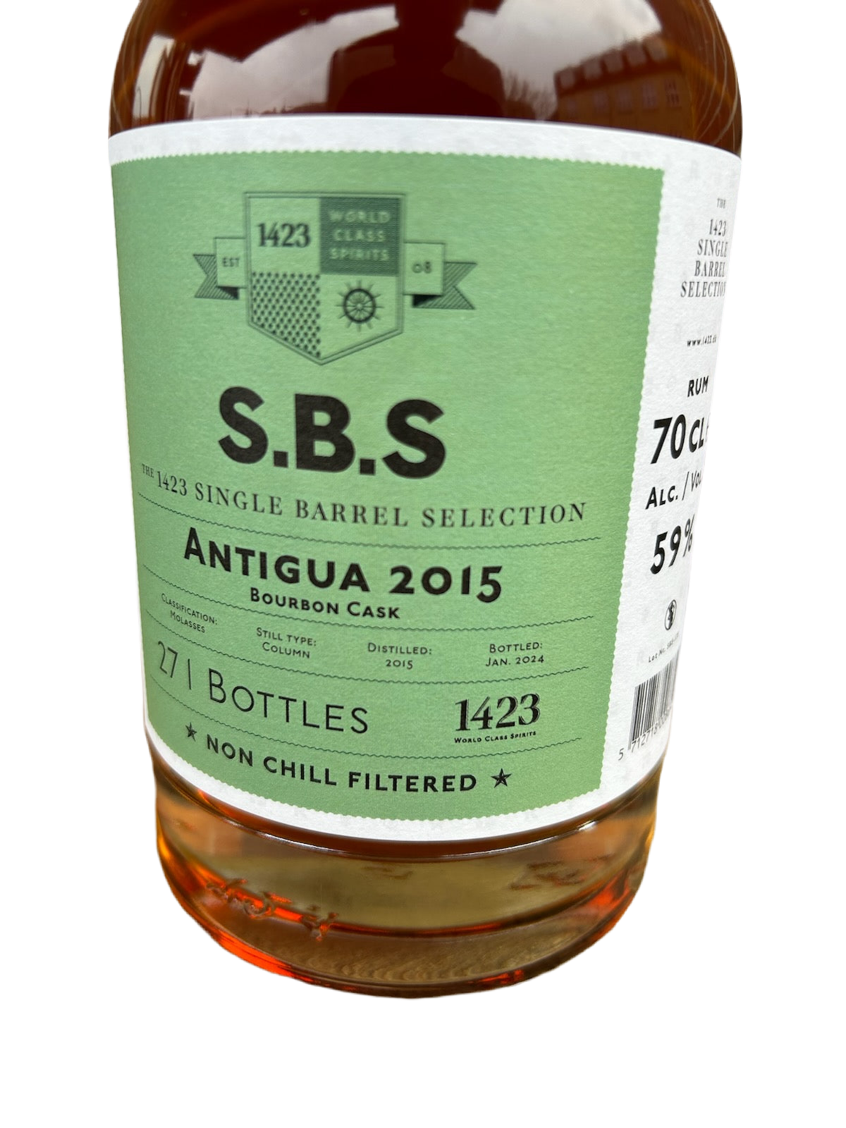 S.B.S. Antigua 9 år 2015, 59%