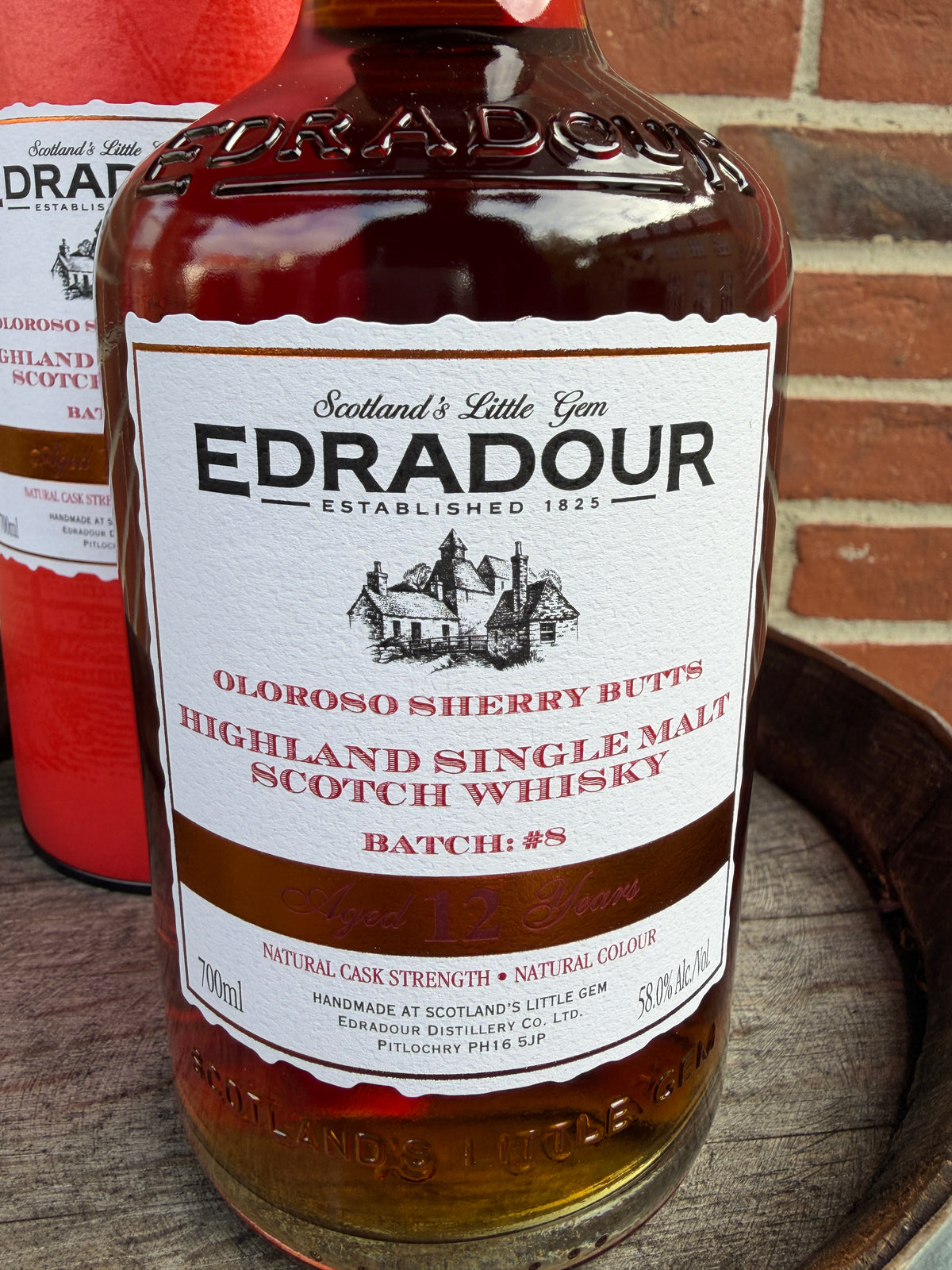 Edradour 2026 12 år Cask Strength Batch #8 58%