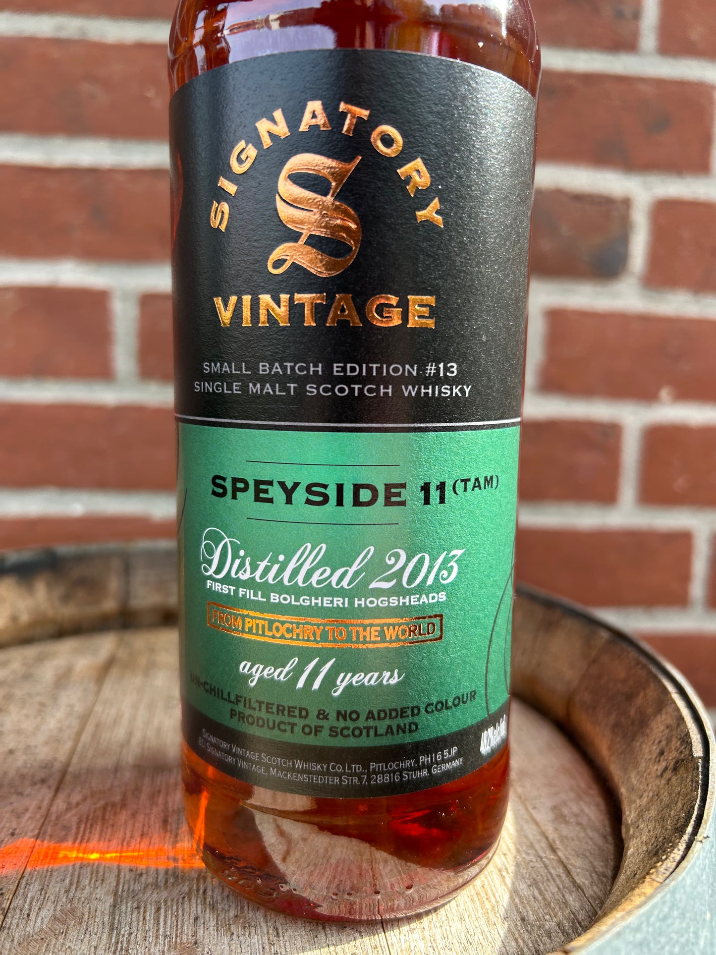 Secret Speyside TAM 2013 11 år 48,2% Signatory Small Batch