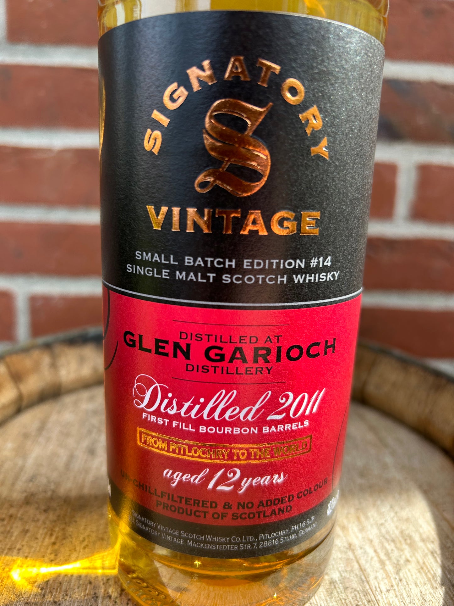 Glen Garioch 2011 12 år 48,2% Signatory Samll Batch