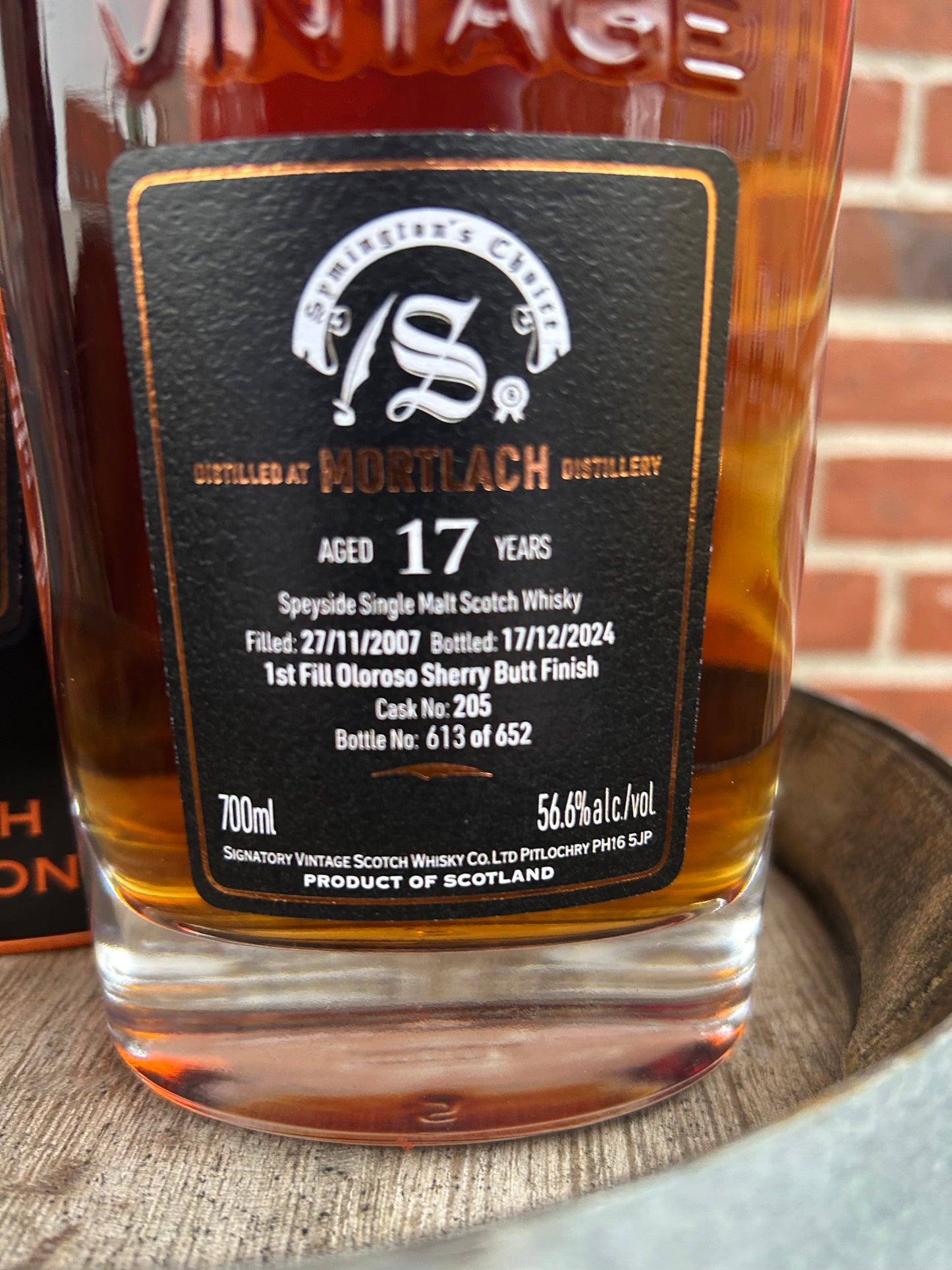 Mortlach 17 år 56,1% Symingtons Choice Signatory