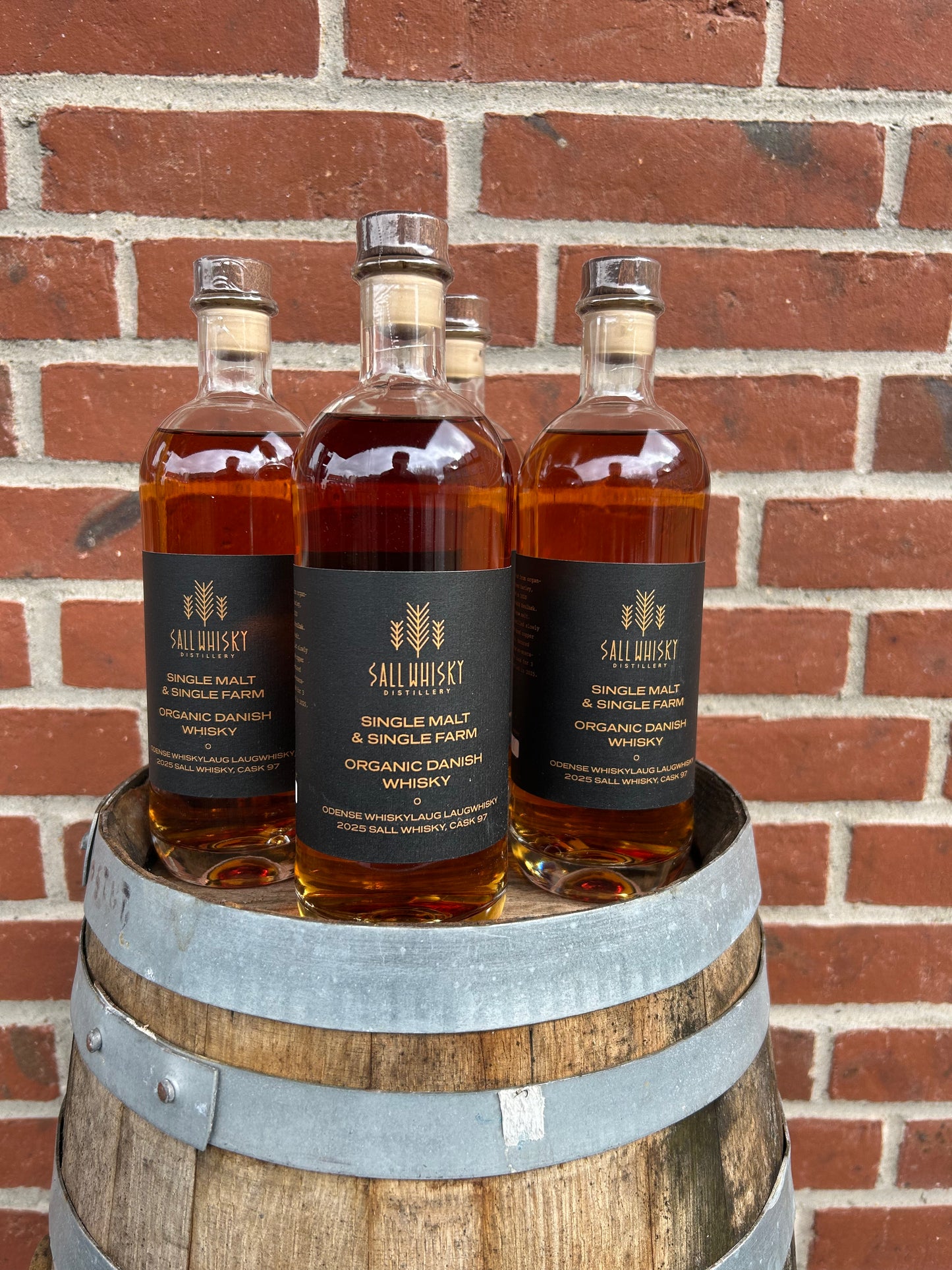 Sall Whisky 3 år. 59,4% 2025 peate ex-moscatel cask nr. 97