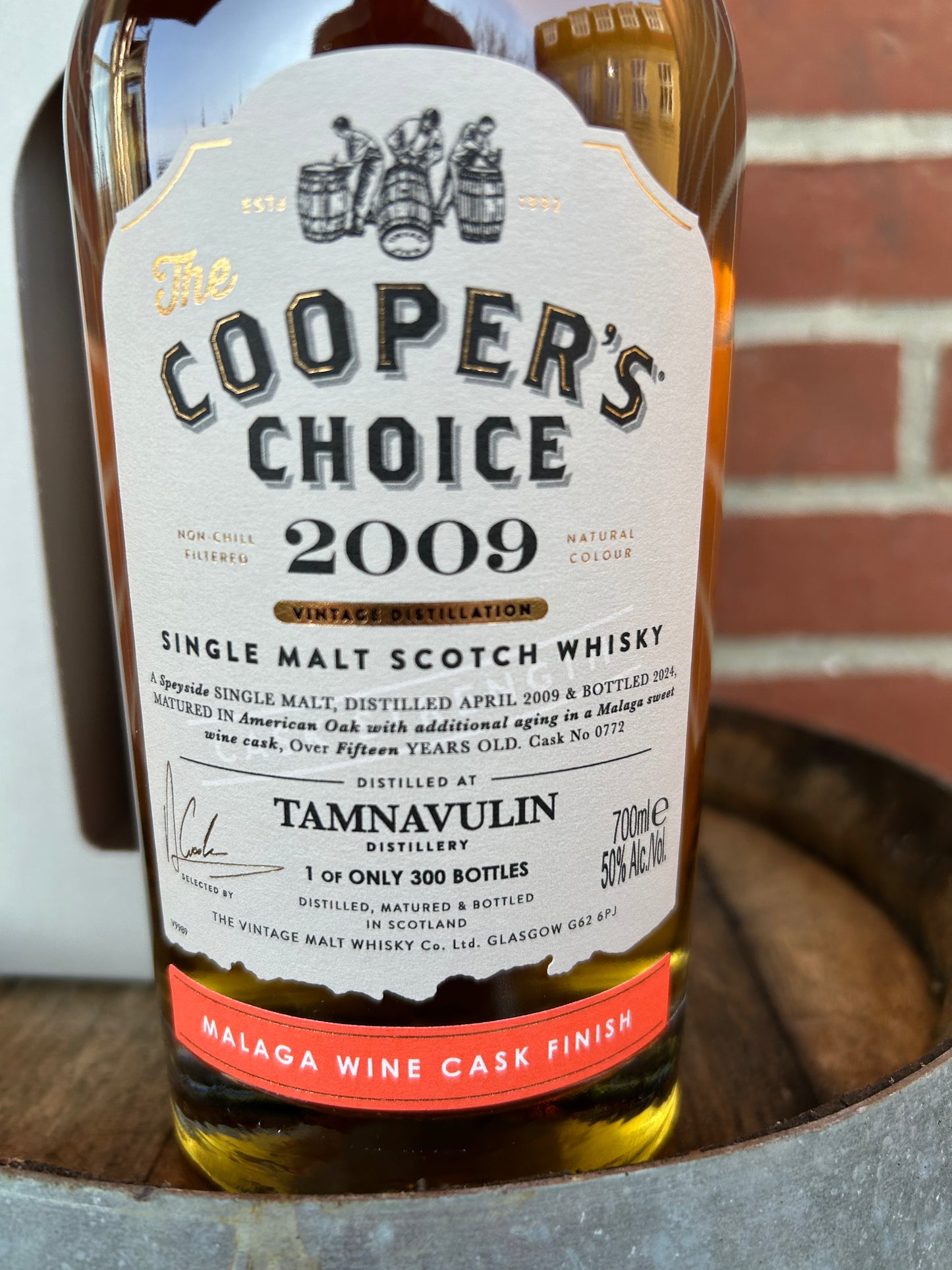 Tamnavulin 2009 15 år 50% Malaga Wine Cask Finish - Cooper's Choice