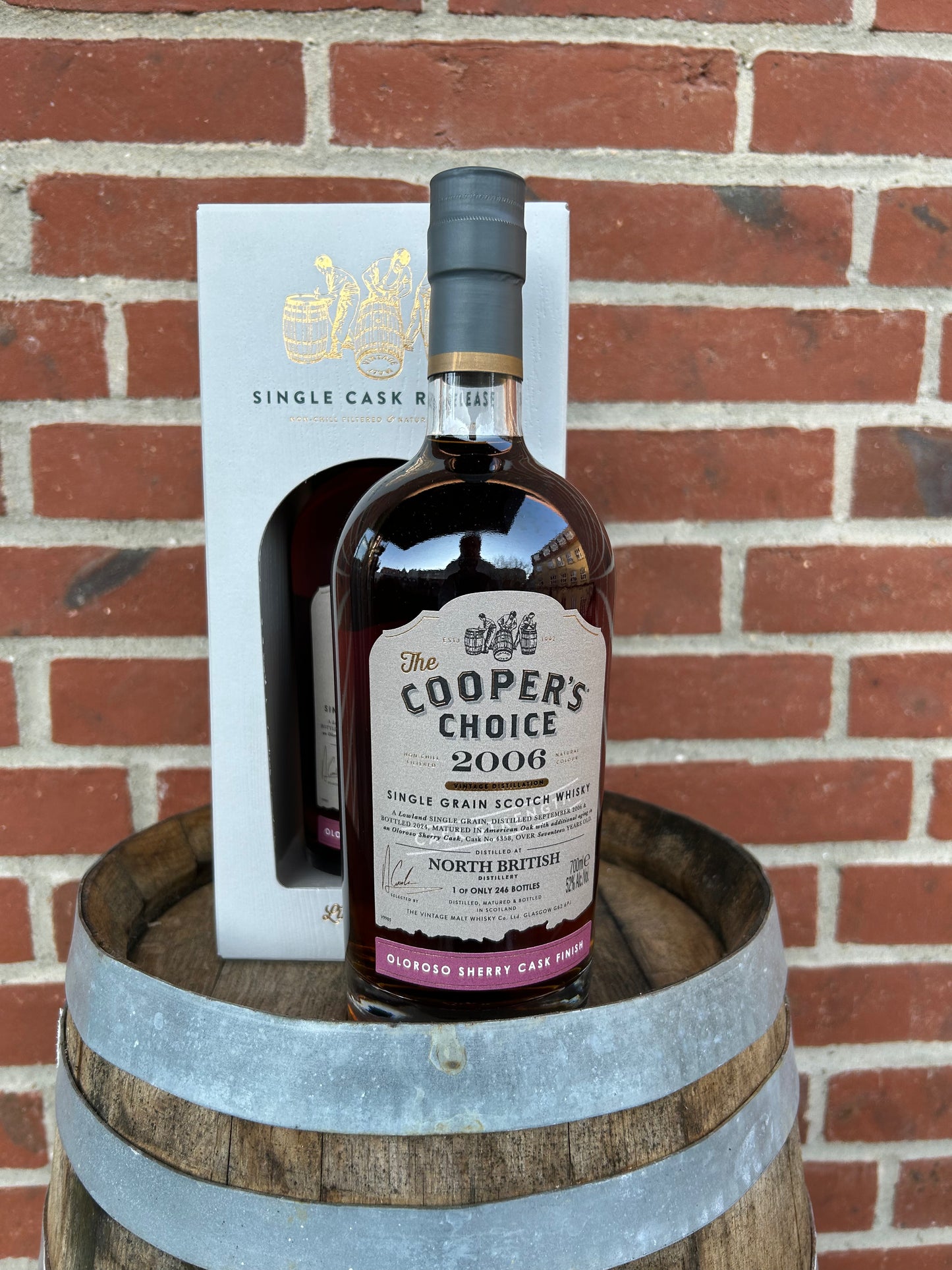 North British 2006 17 år 52% Oloroso Sherry Cask Finish - Cooper's Choice