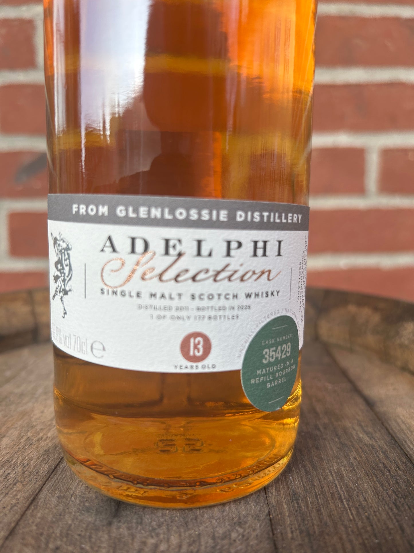 Glenlossie 2011 13 år 59.9% Bourbon Adelphi