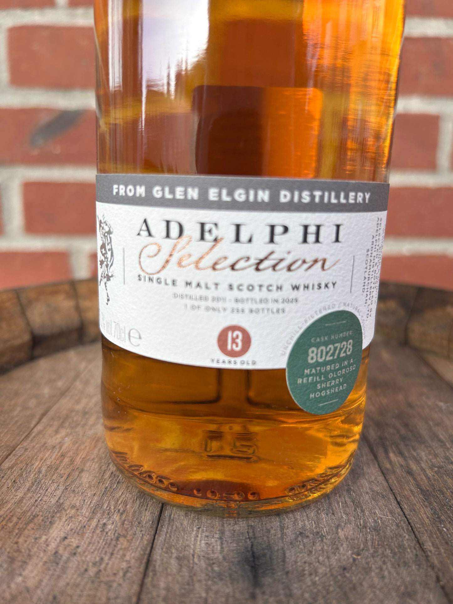 Glen Elgin 13 år 2011 58.7% Refill Oloroso Adelphi
