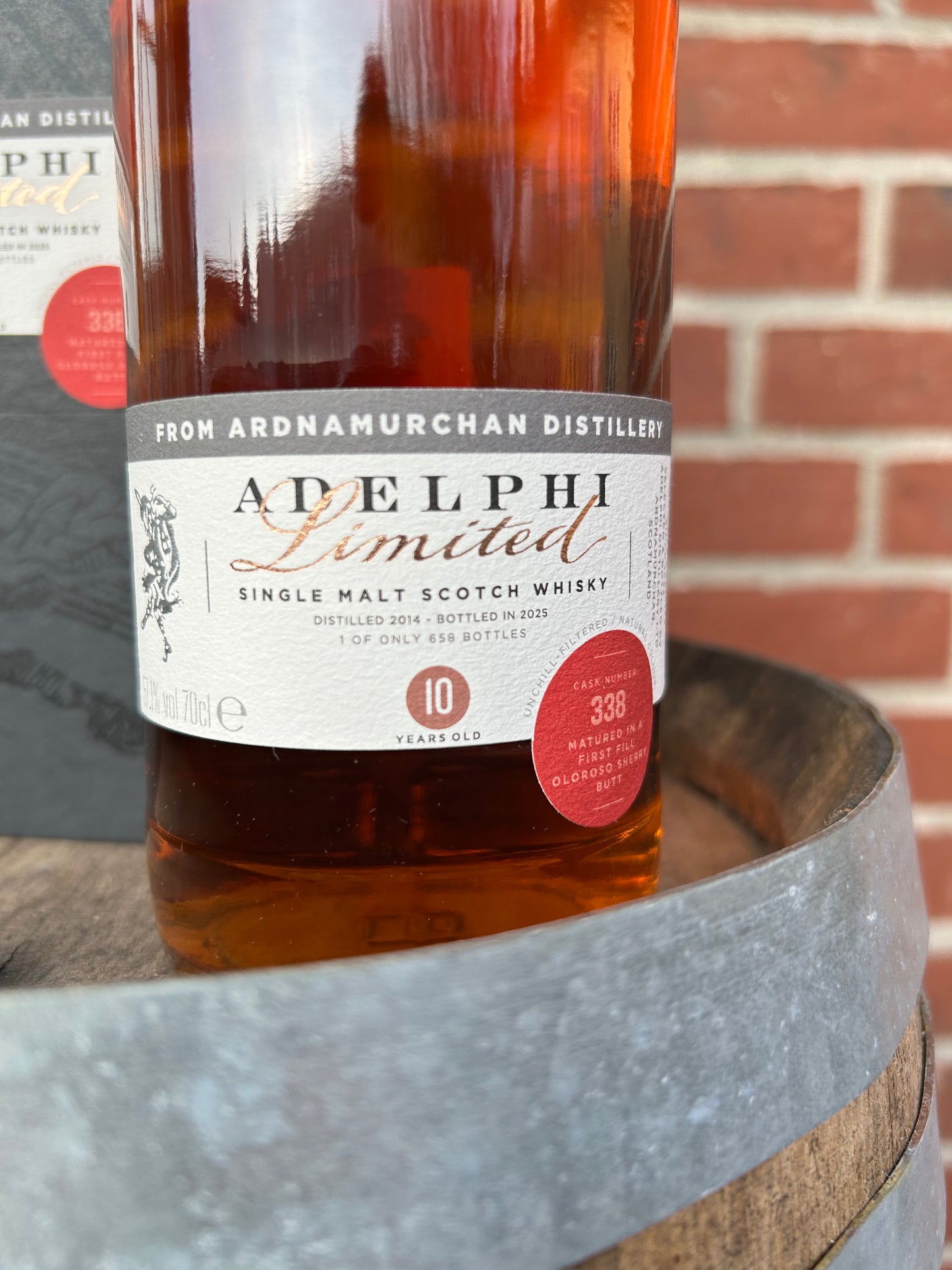Ardnamurchan 2014 10 år 57.1% 1. Fill Oloroso Adelphi