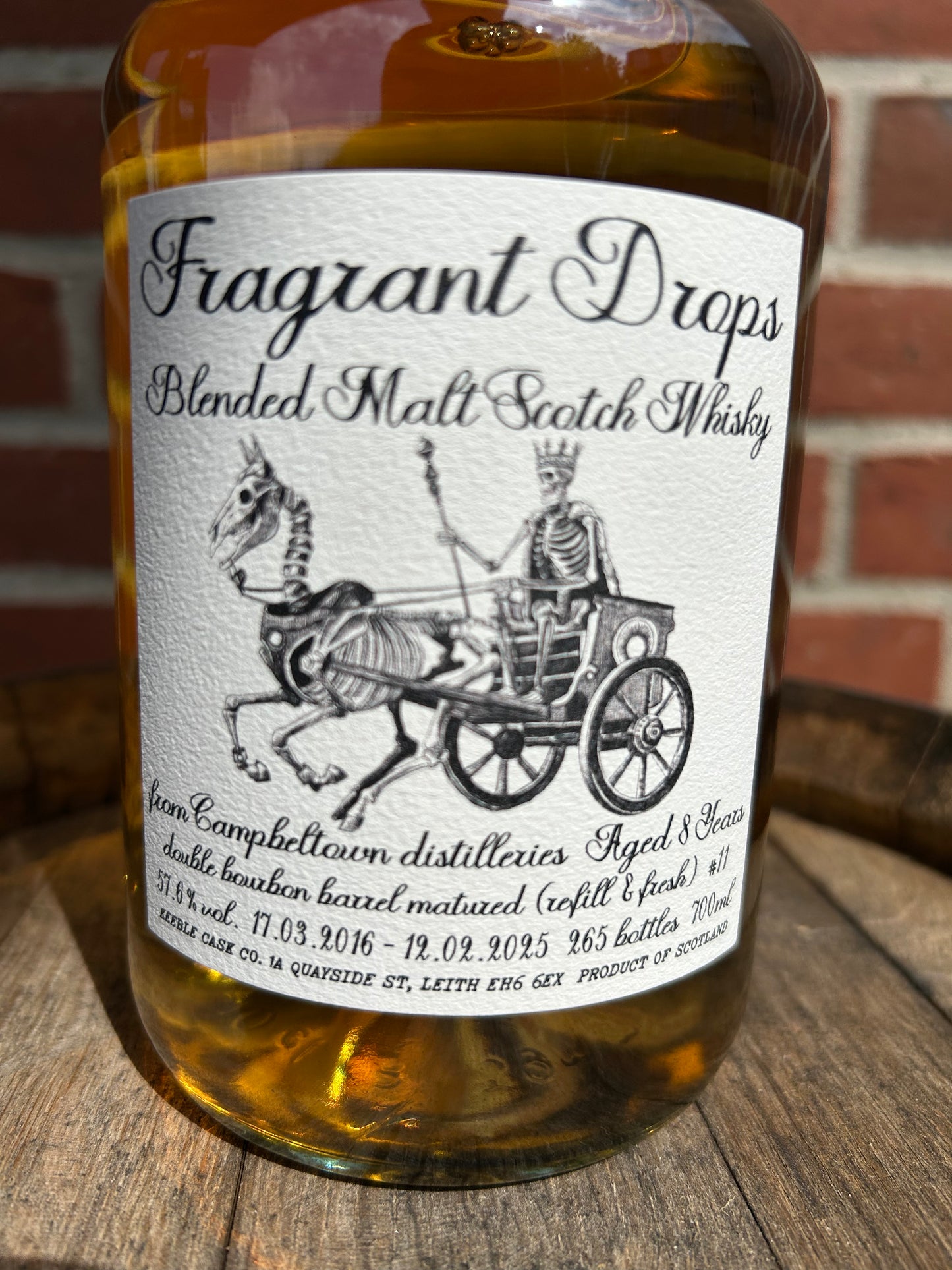 Campbletown distilleries 2016 8 år 57,6% blend malt Scotch whisky Fragrant Drops