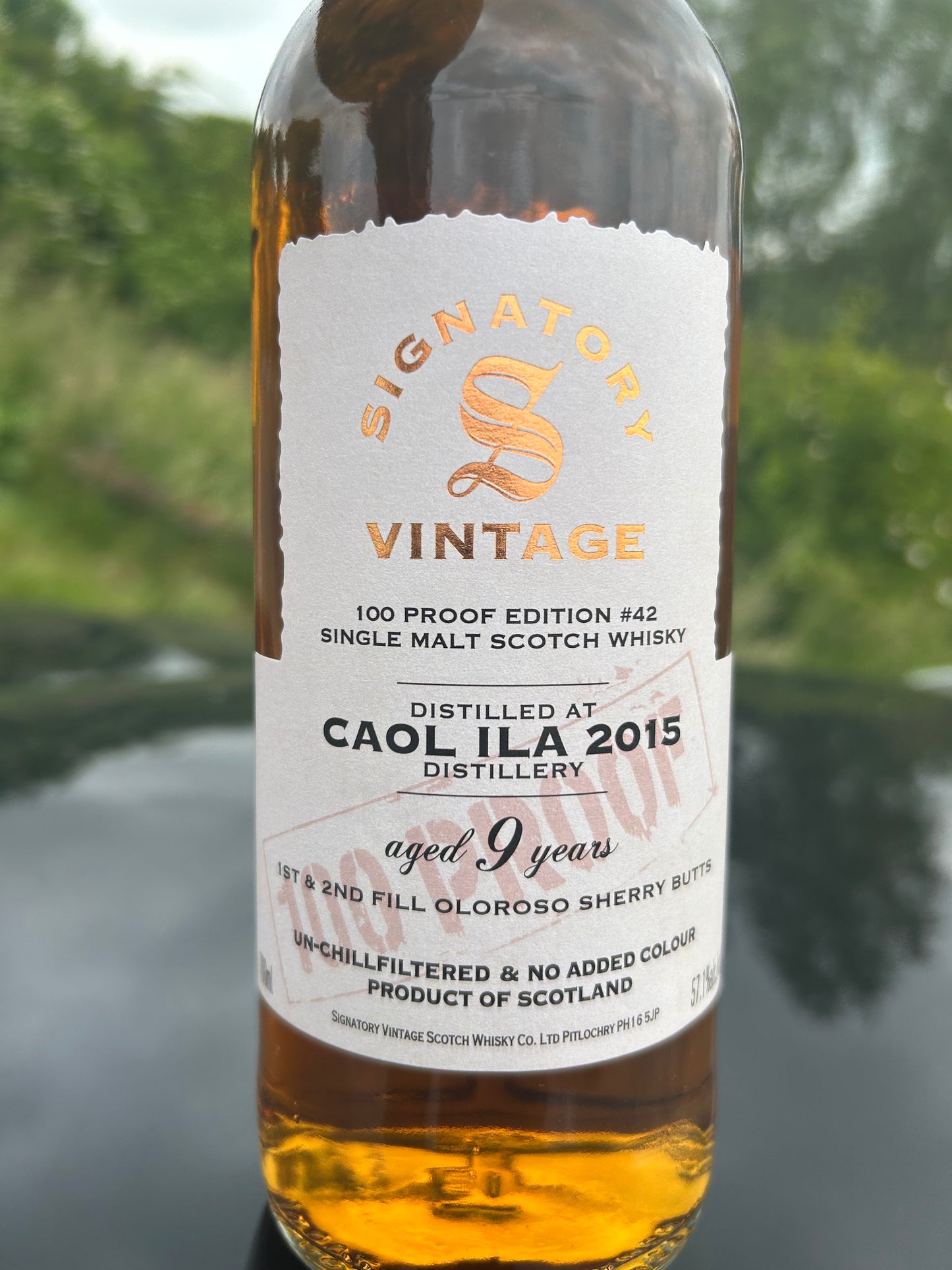 Caol Ila 9 år 2015 57,1% #42 Signatory 100 Proff
