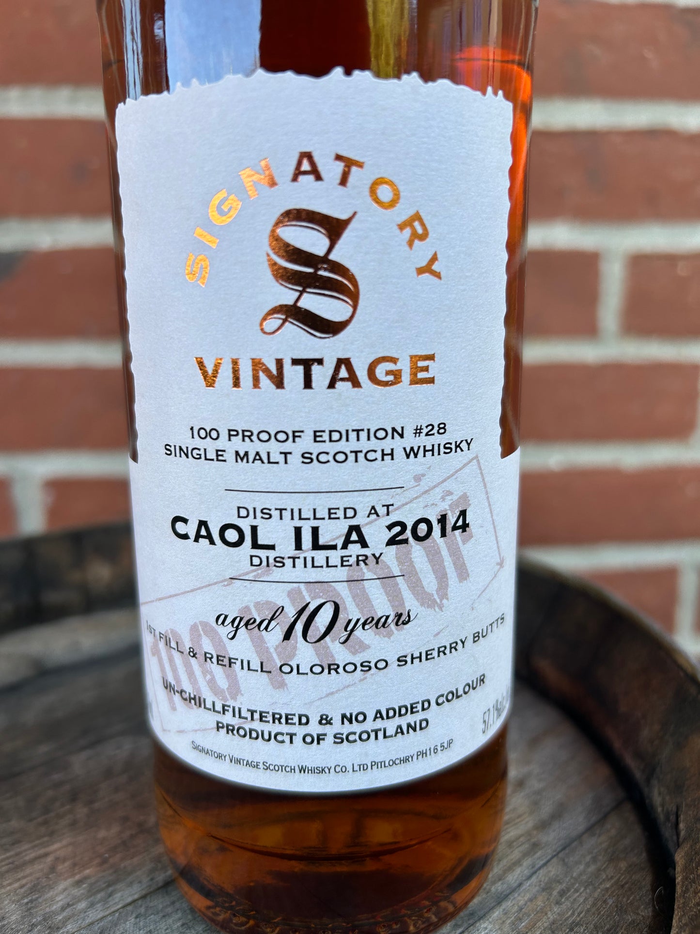 🥃Sæt Islay whisky –Bunnahabhain 2016 & Caol Ila 2014 Signatory Vintage 100 Proof Edition 🥃