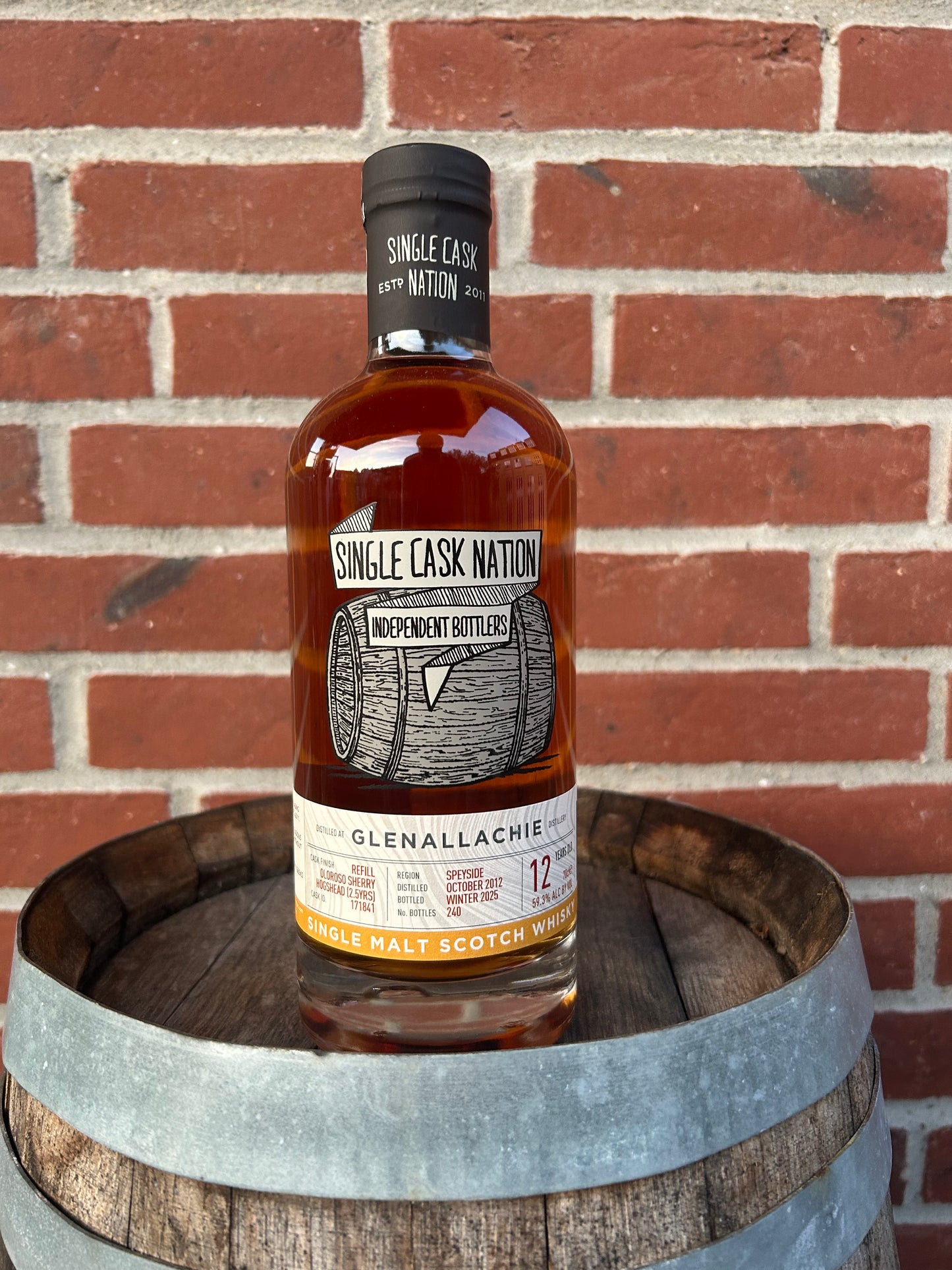 Glenallachi 12 år 59,3% Single Cask Nation