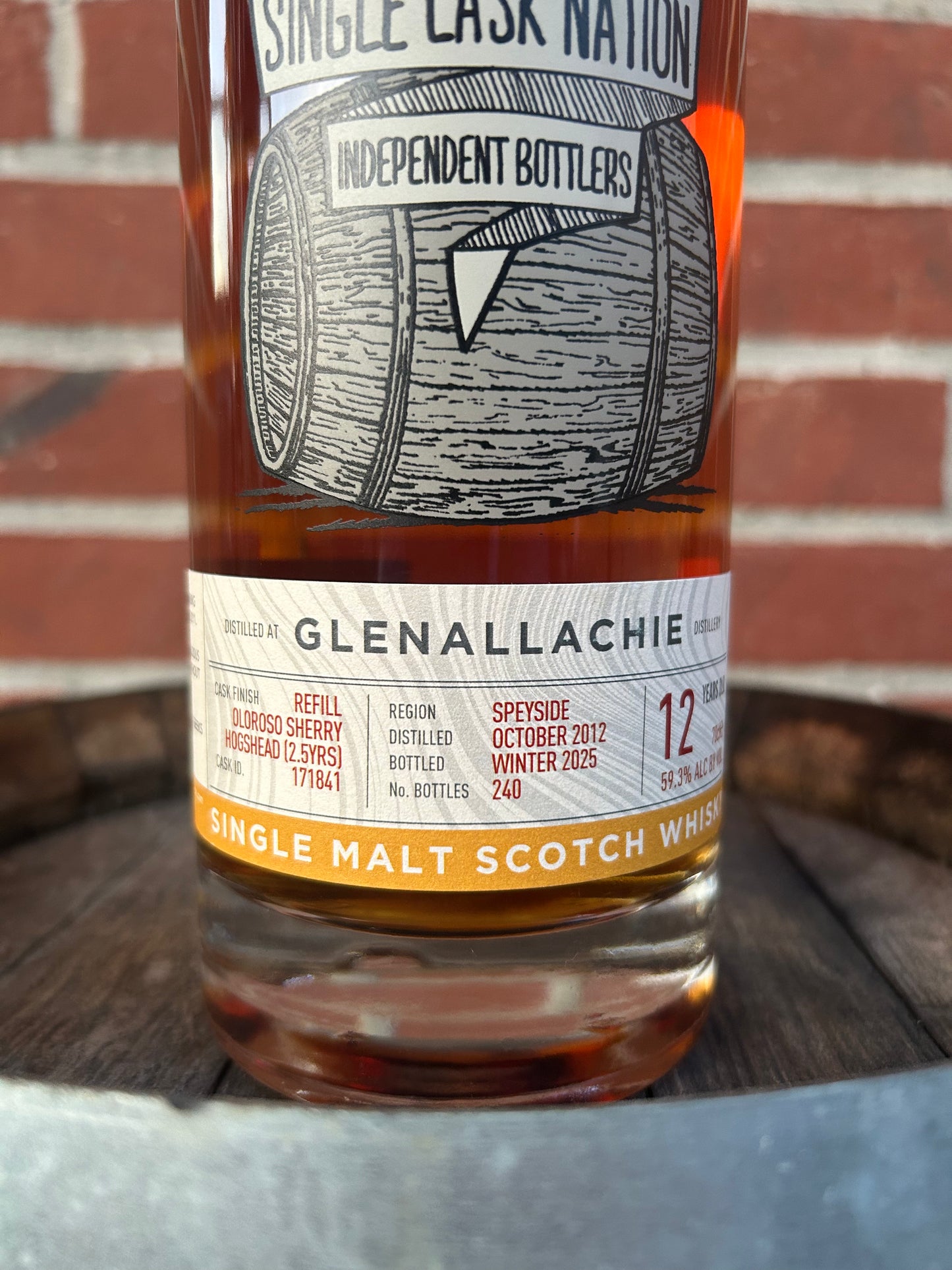 Glenallachi 12 år 59,3% Single Cask Nation