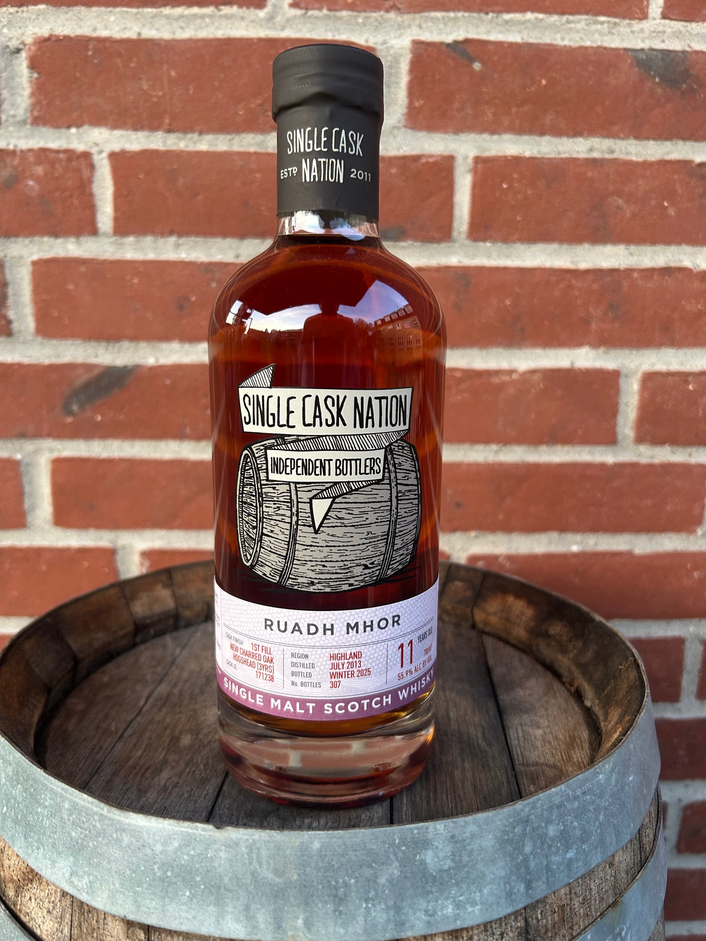 Ruadh Mhor 11 år 55,9% (Peated Glenturret) Single Cask Nation