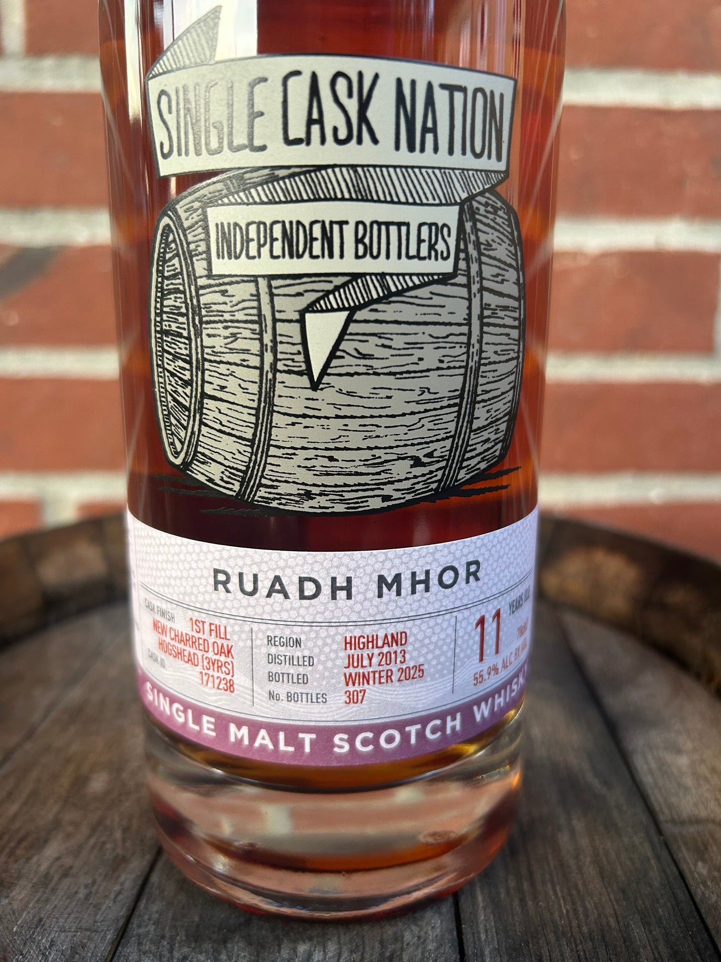 Ruadh Mhor 11 år 55,9% (Peated Glenturret) Single Cask Nation
