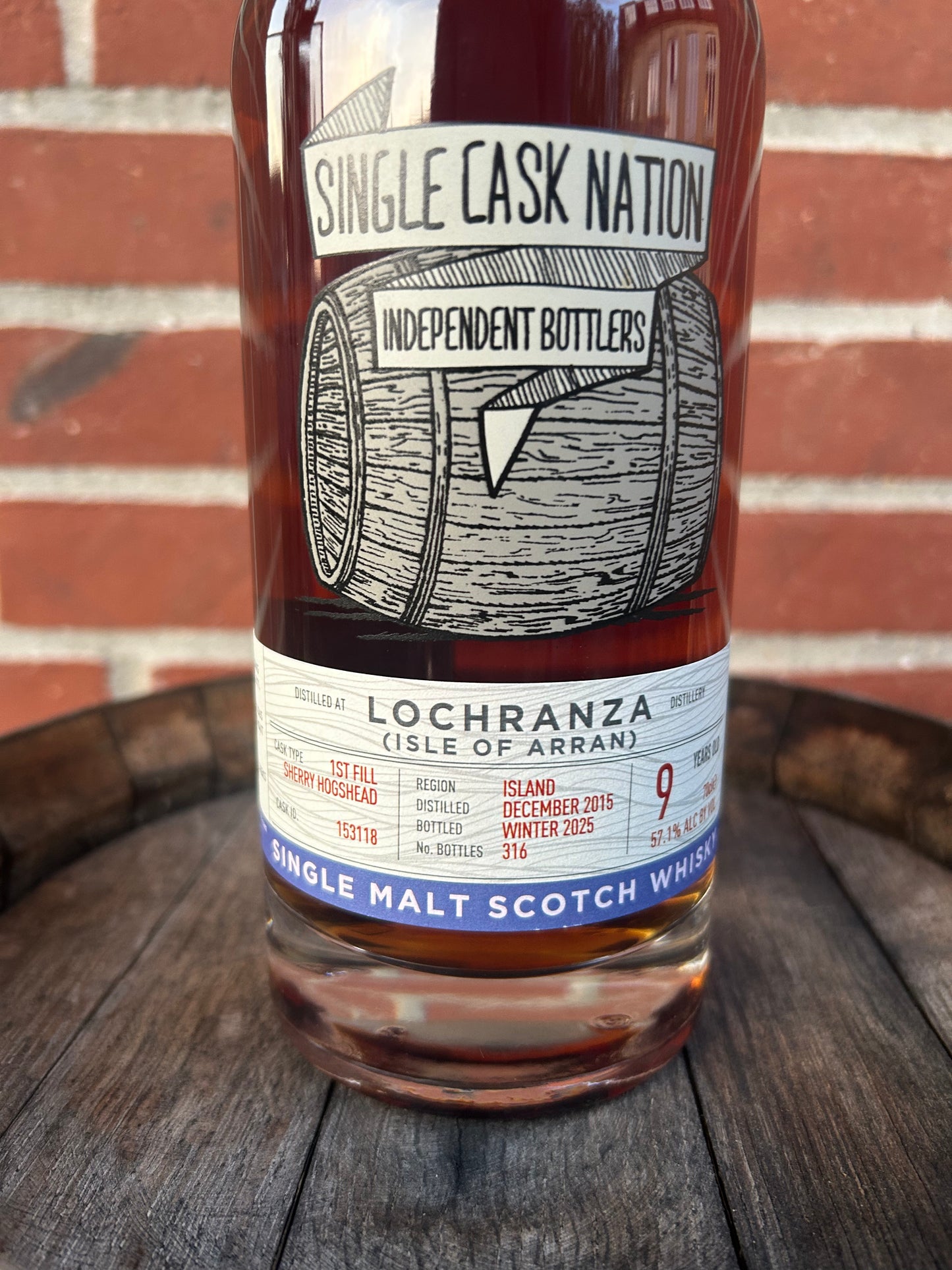 Lochranza Isle of Arran 9 år 57,1% Single Cask Nation