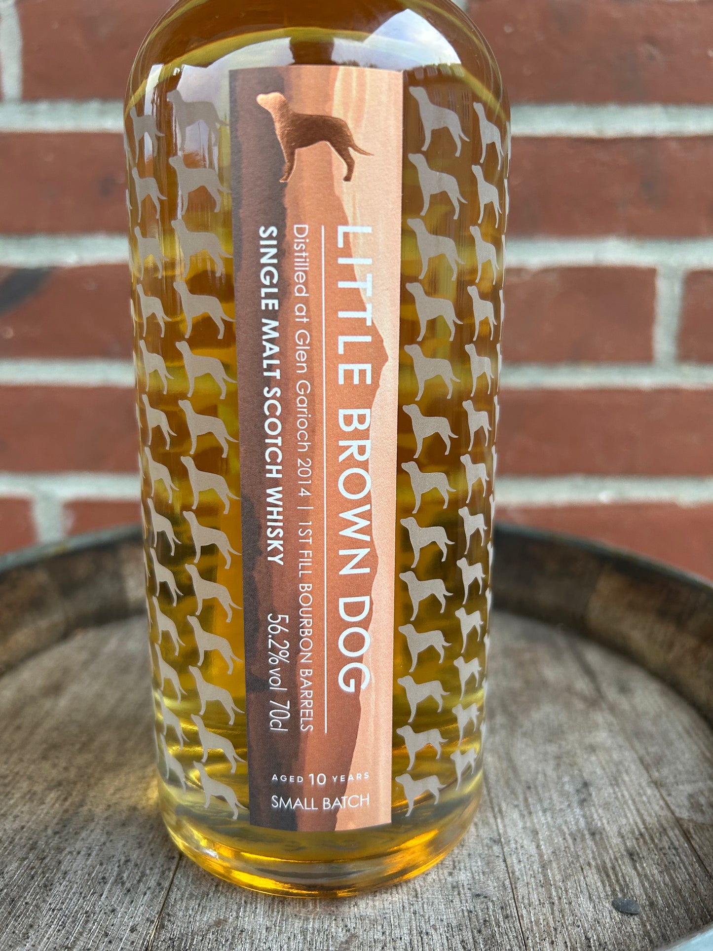 Glen Garioch 2014 10 år 56,2% Small Batch Little Brown Dog