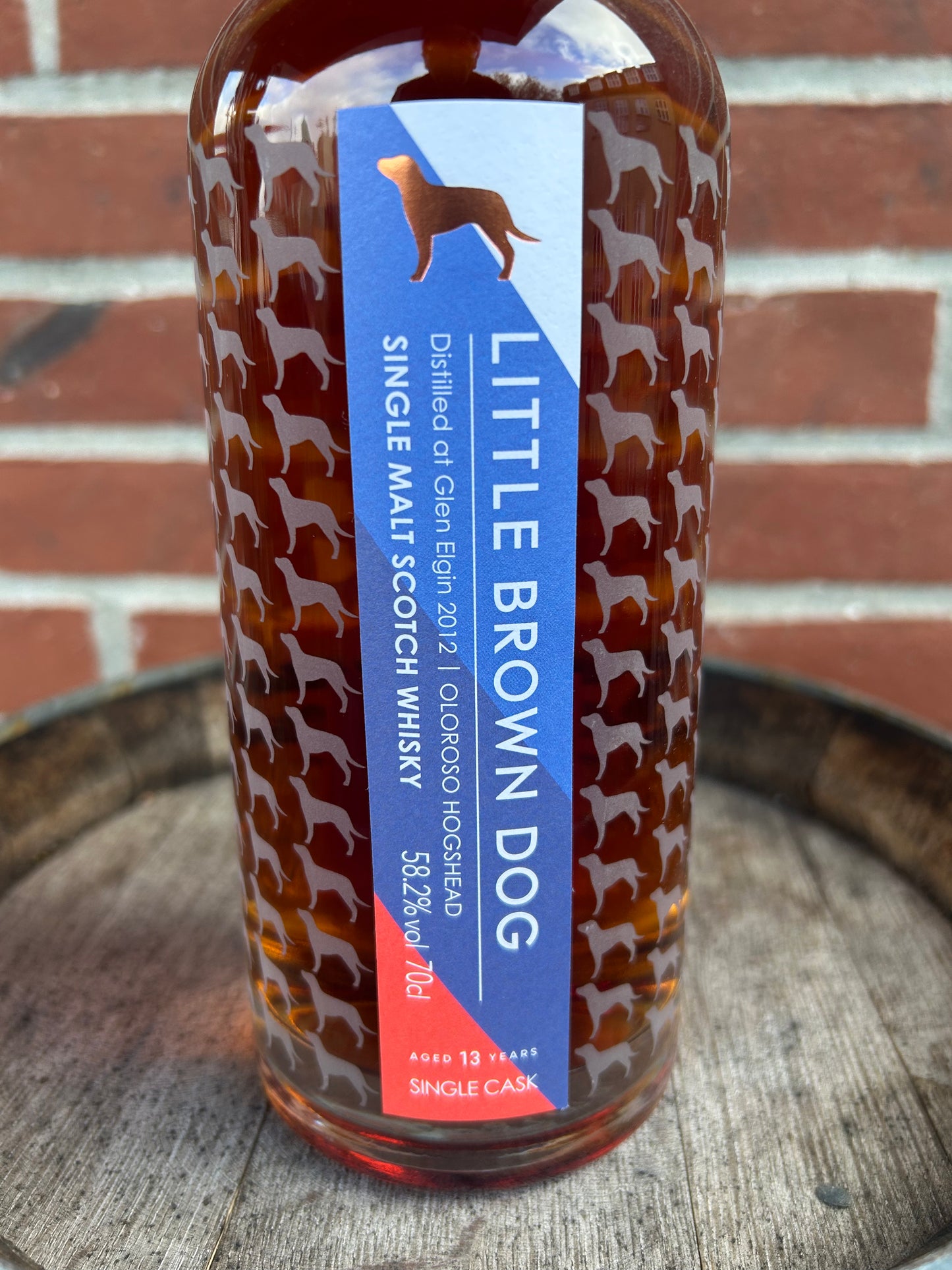 Glen Elgin 2012 13 år 58,2% Oloroso sherry “LBD Rally Team Edition”  Little Brown Dog