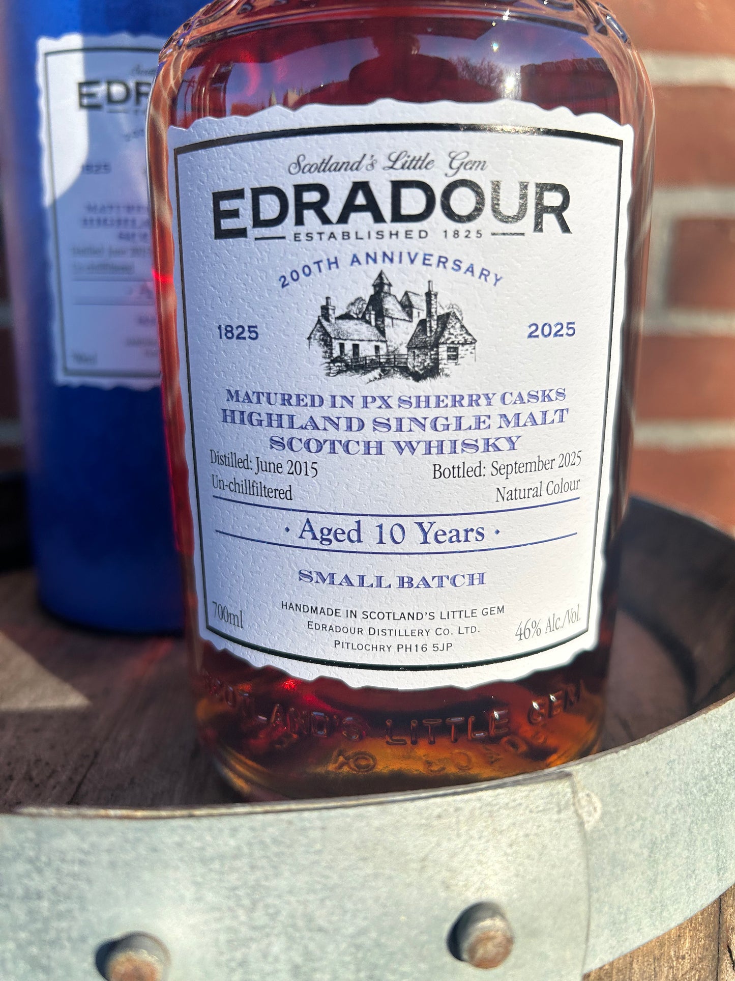 Edradour 2015 10 år 46% small batch 200th Anniversary 1825-2025