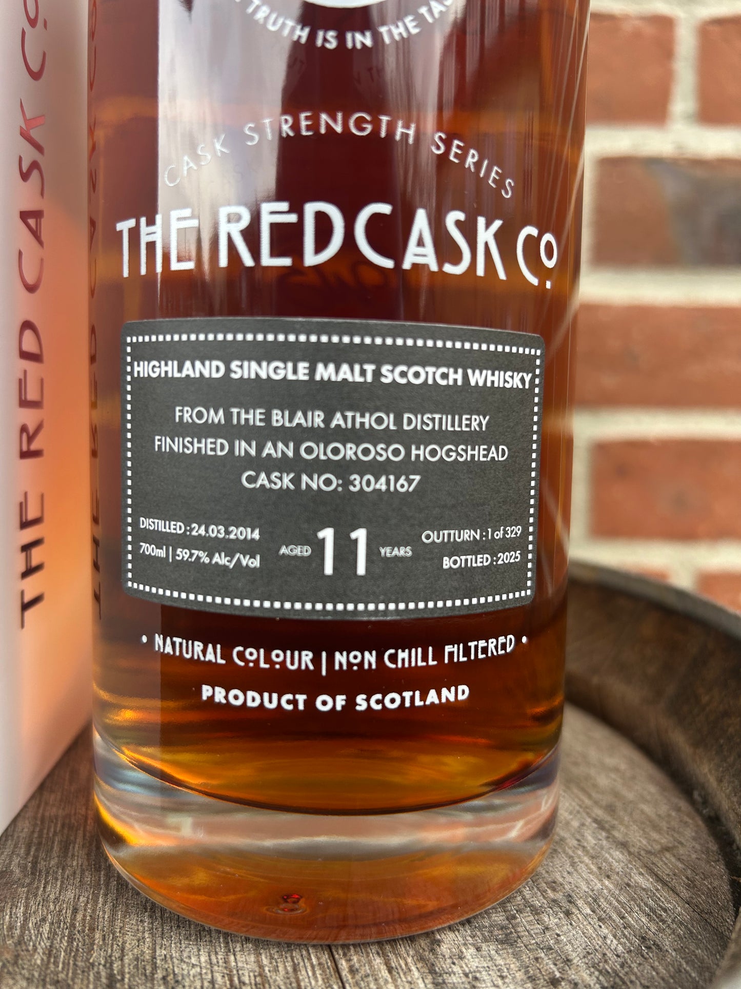 Blair Athol 2014 11 år 59,7% The Red Cask Co.