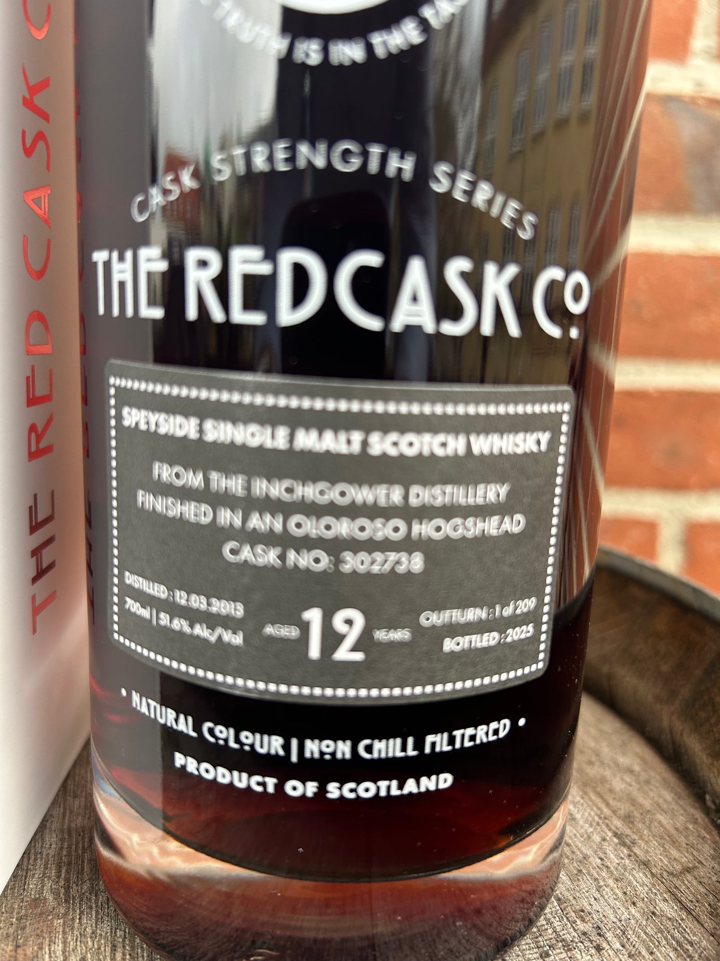 Inchgower 2013 12 år 51,6% The Red Cask Co.