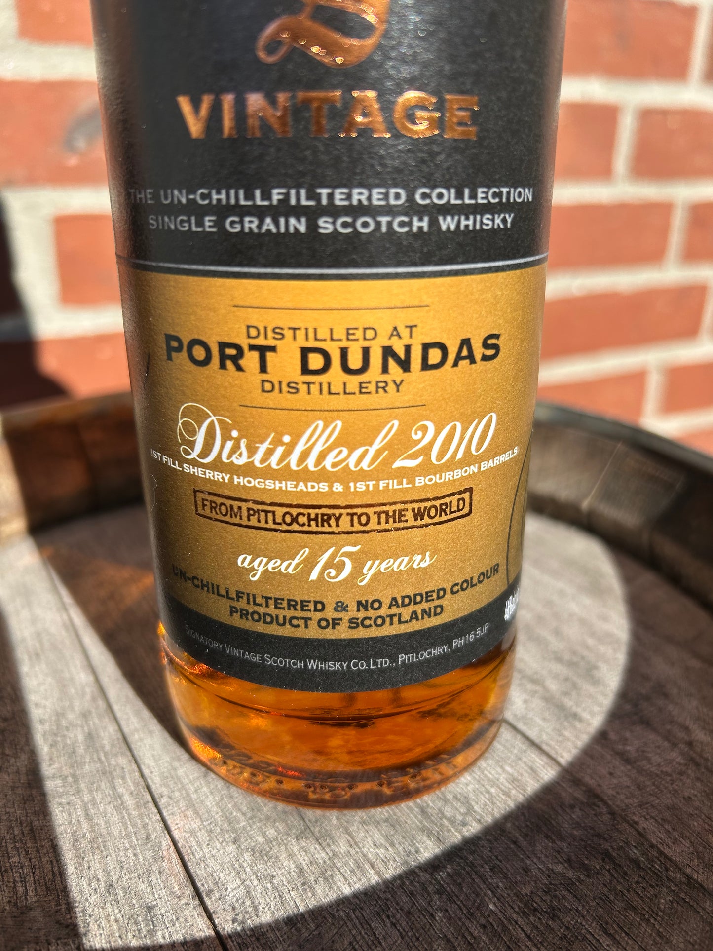 Port Dundas 2010 15 år 46% The Un-Chillfiltred Collection Signatory Vintage