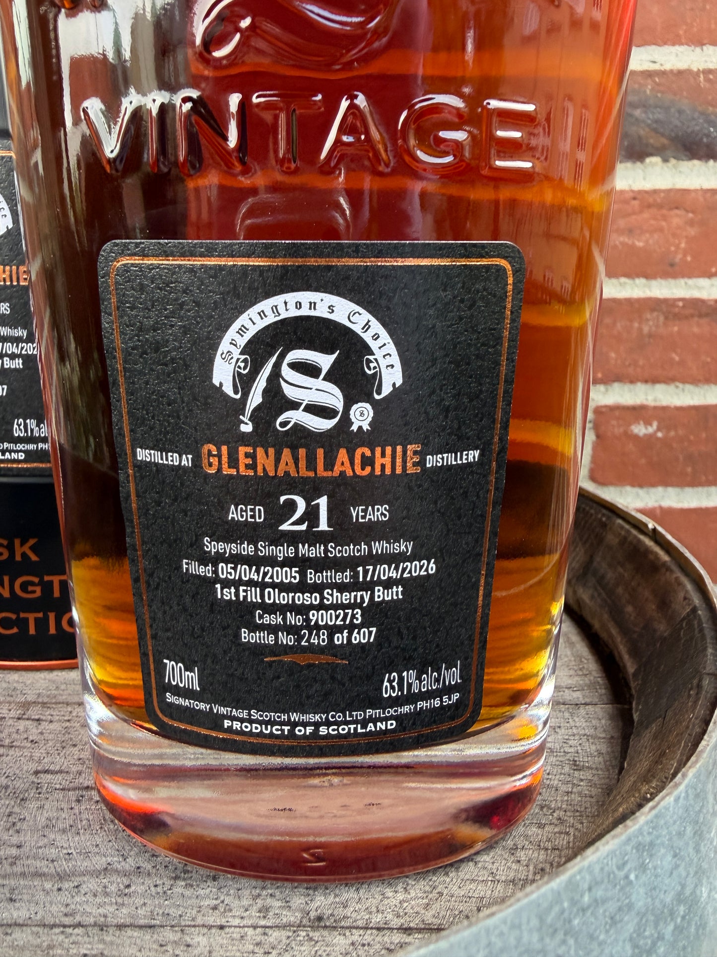GlenAllachie 2005 21 år 63,1% #900273 Symington's Choice Signatory