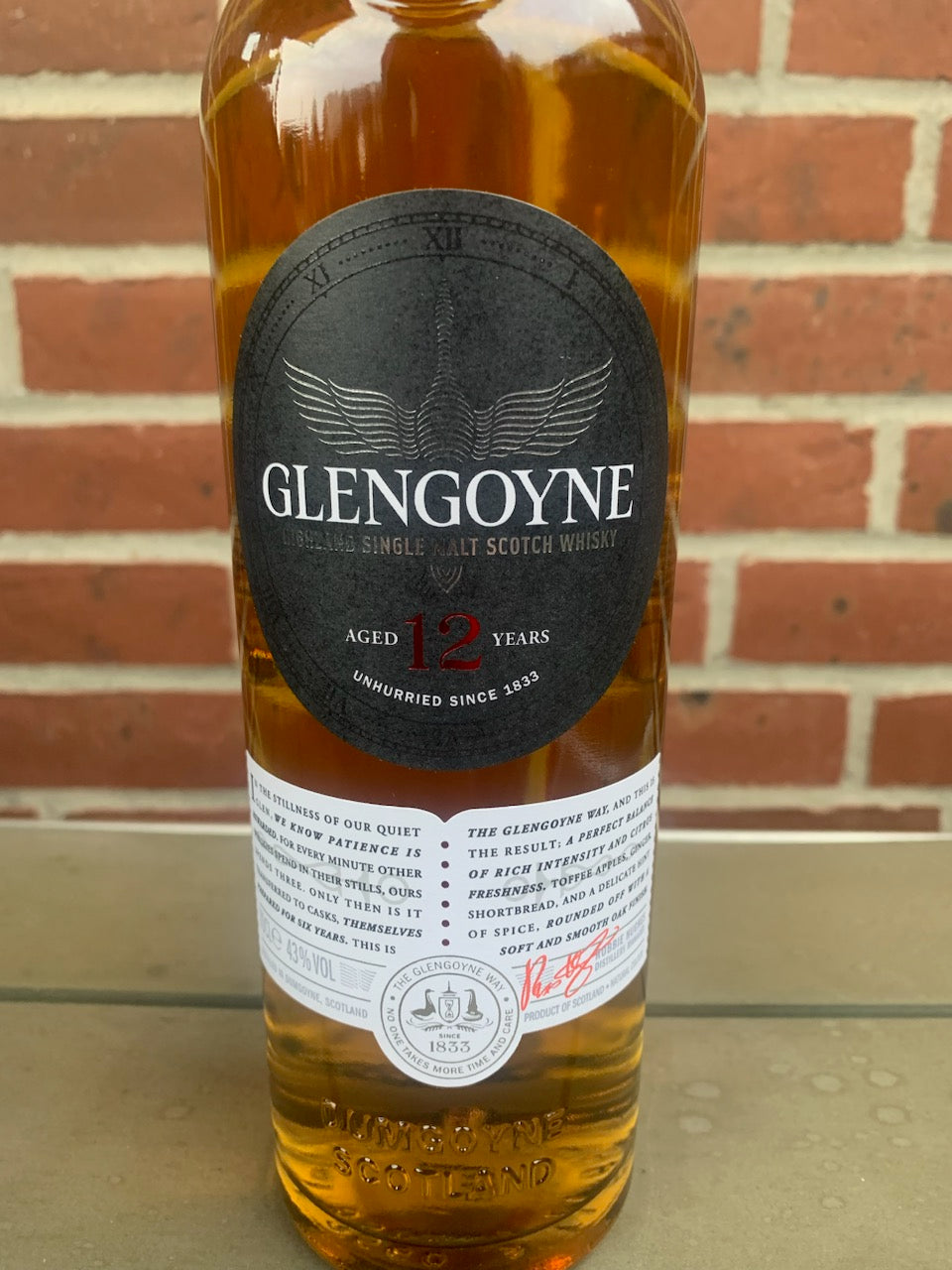 Glengoyne 12 år 43% 70 cl.
