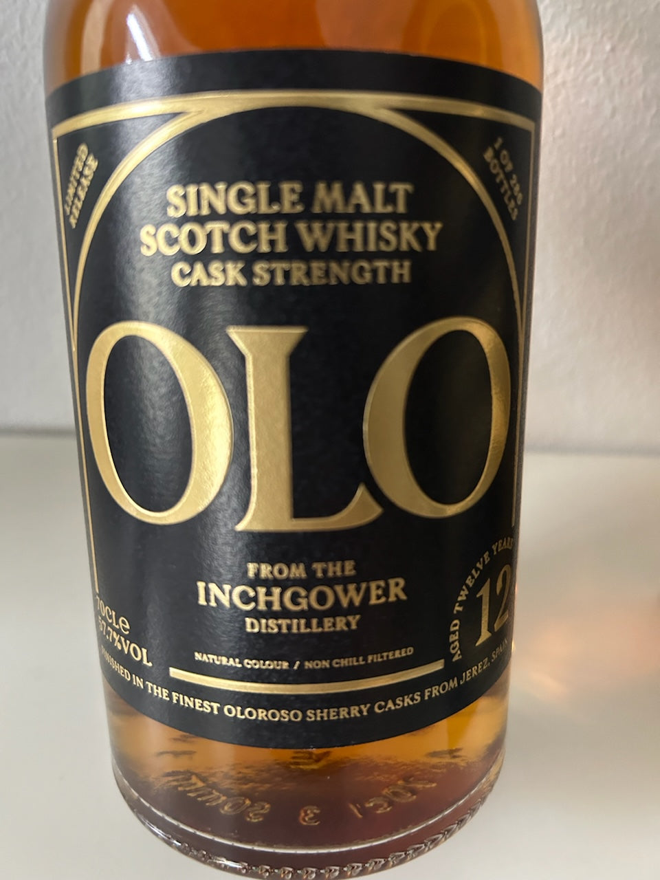Inchgower 12 år 57,7% Cask Strength Sherry Finish