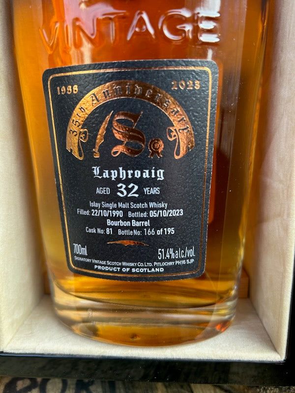 Laphroig 32 år 1991 51,4% Signatory 35th Anniversary Rare Reserve