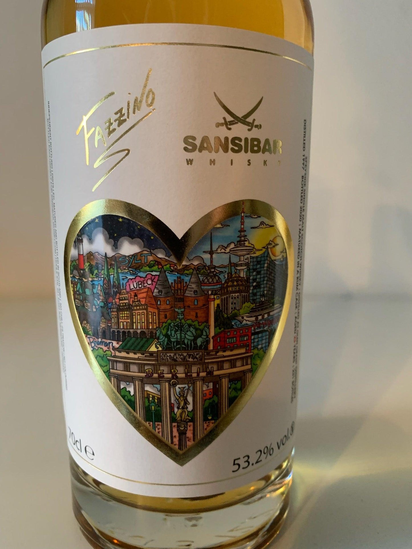 Glen Grant 1997 23 år 53,2% rom cask Fazzino Artwork