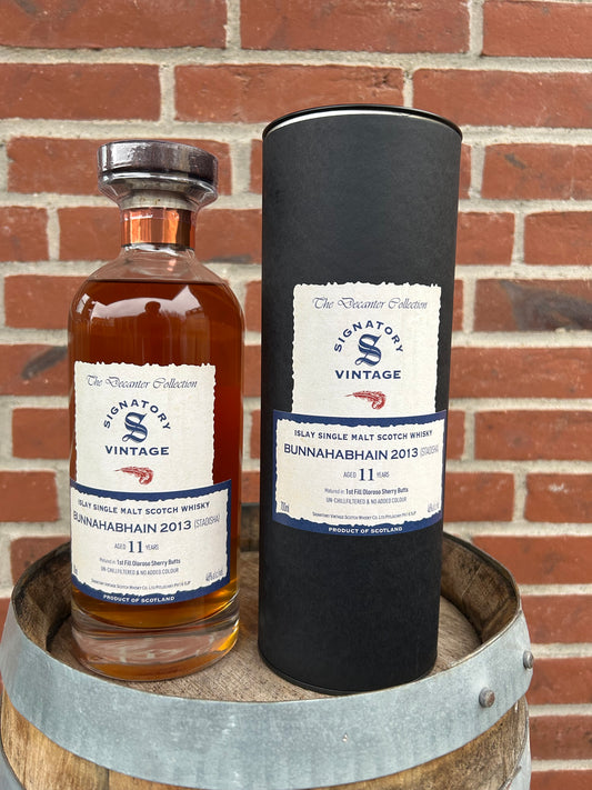 Bunnahabhain (Staoisha) 2013 11 år 46%, Ibisco Decanter Signatory