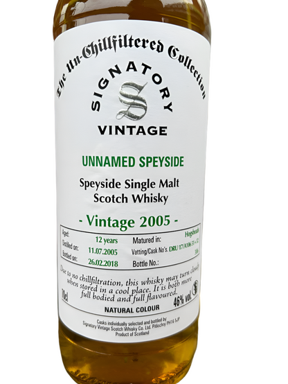 Unnamed Speyside 12 År 2005 46% Signatory