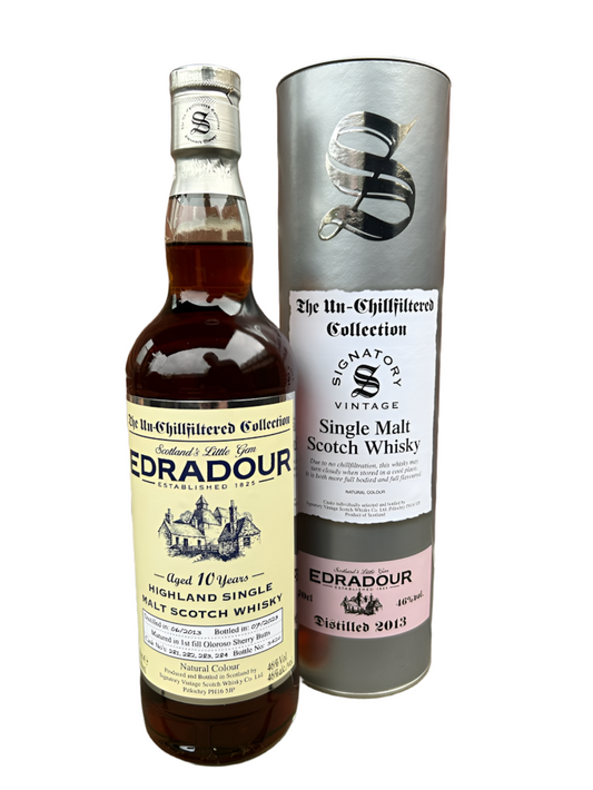 Edradour 10 år 2013/2023  46%  10 år Highland Signatory Vintage