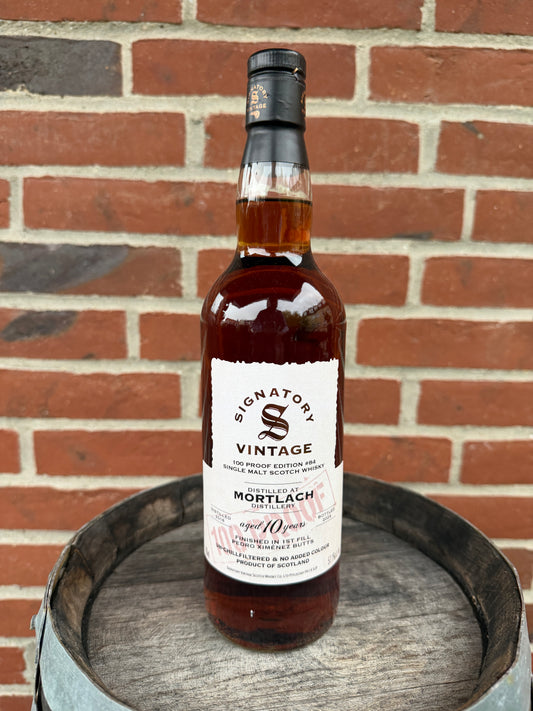 Mortlach 2016 10 år 57,1% 100 Proof #84 Signatory