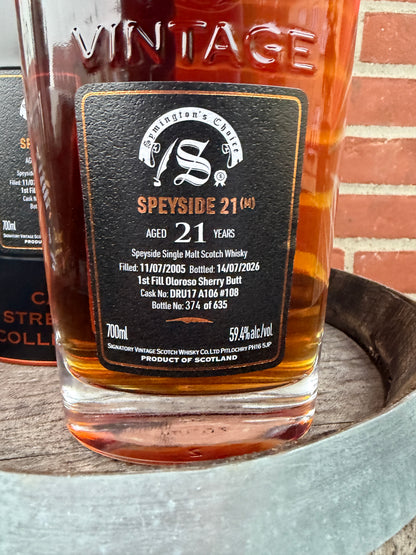 Speyside 2005 21 år Symington`s Choice Signatory
