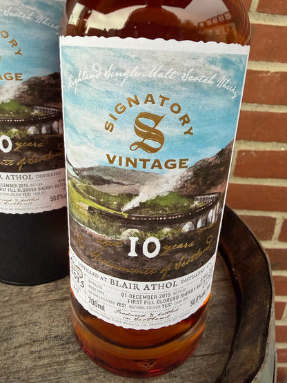 Blair Athol 10 år 50,8% The Monuments of Scotland Signatory