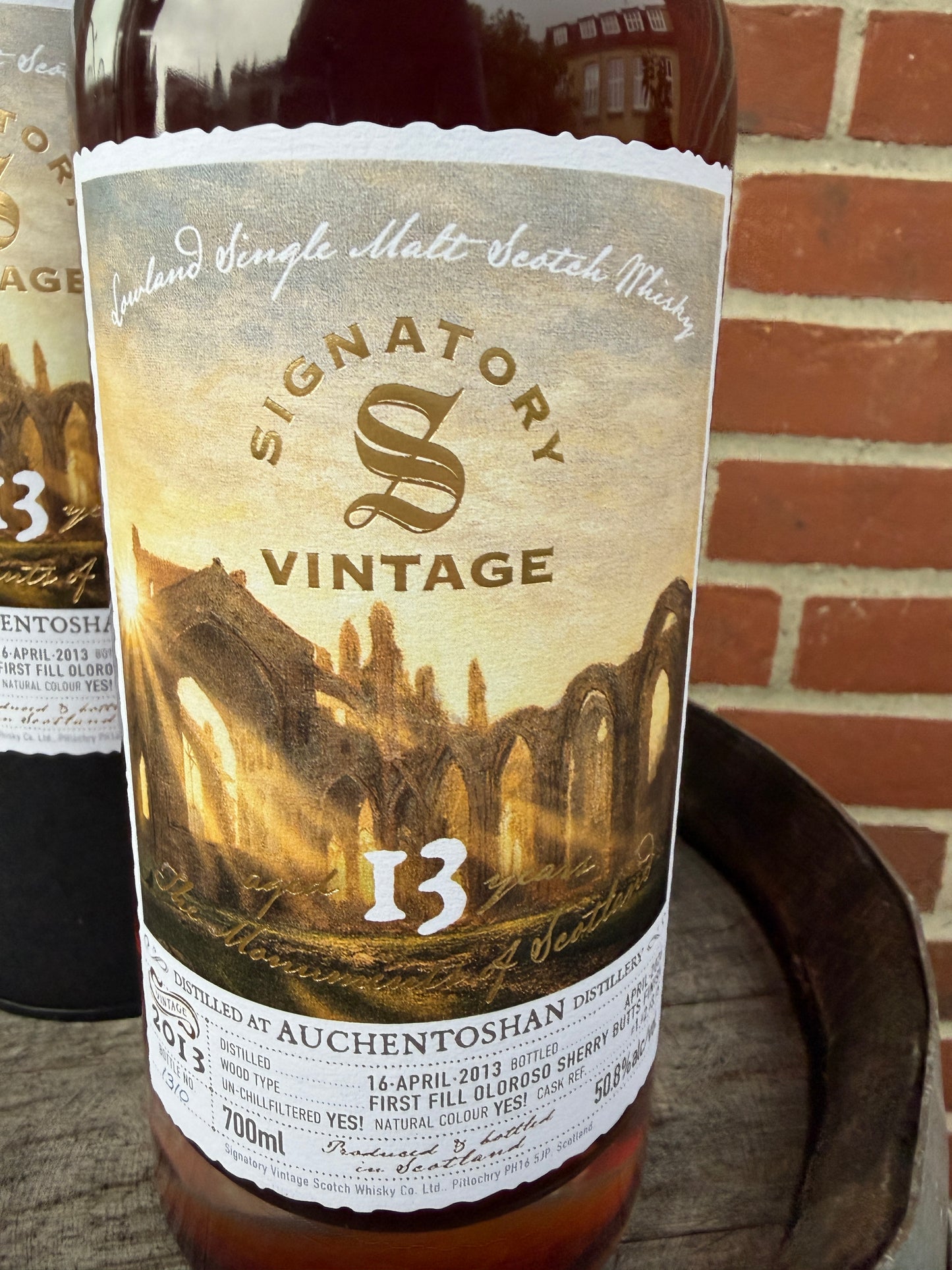 Auchentoshan 2013 13 år 50,8% The Monuments of Scotland Signatory