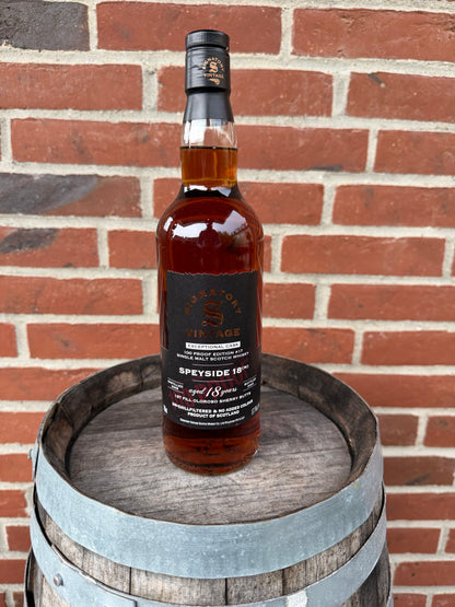 Speyside 2008 18 år (M) #17 100 Proof Exceptional Cask Signatory