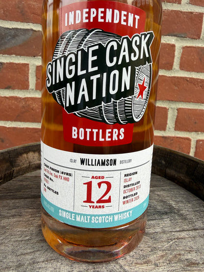 Williamson (Laph) 2013 12 år 58,6% Single Cask Nation