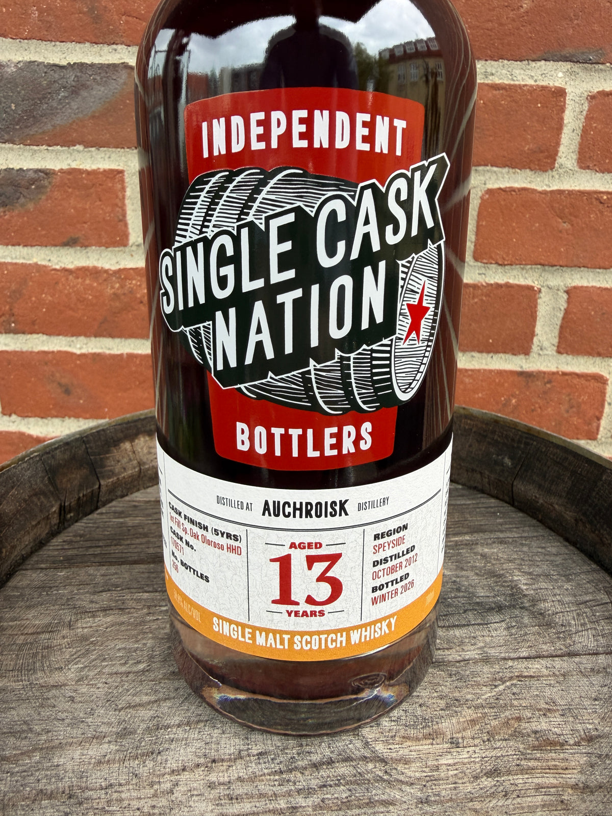 Auchroisk 2012 13 år 58,8% Single Cask Nation