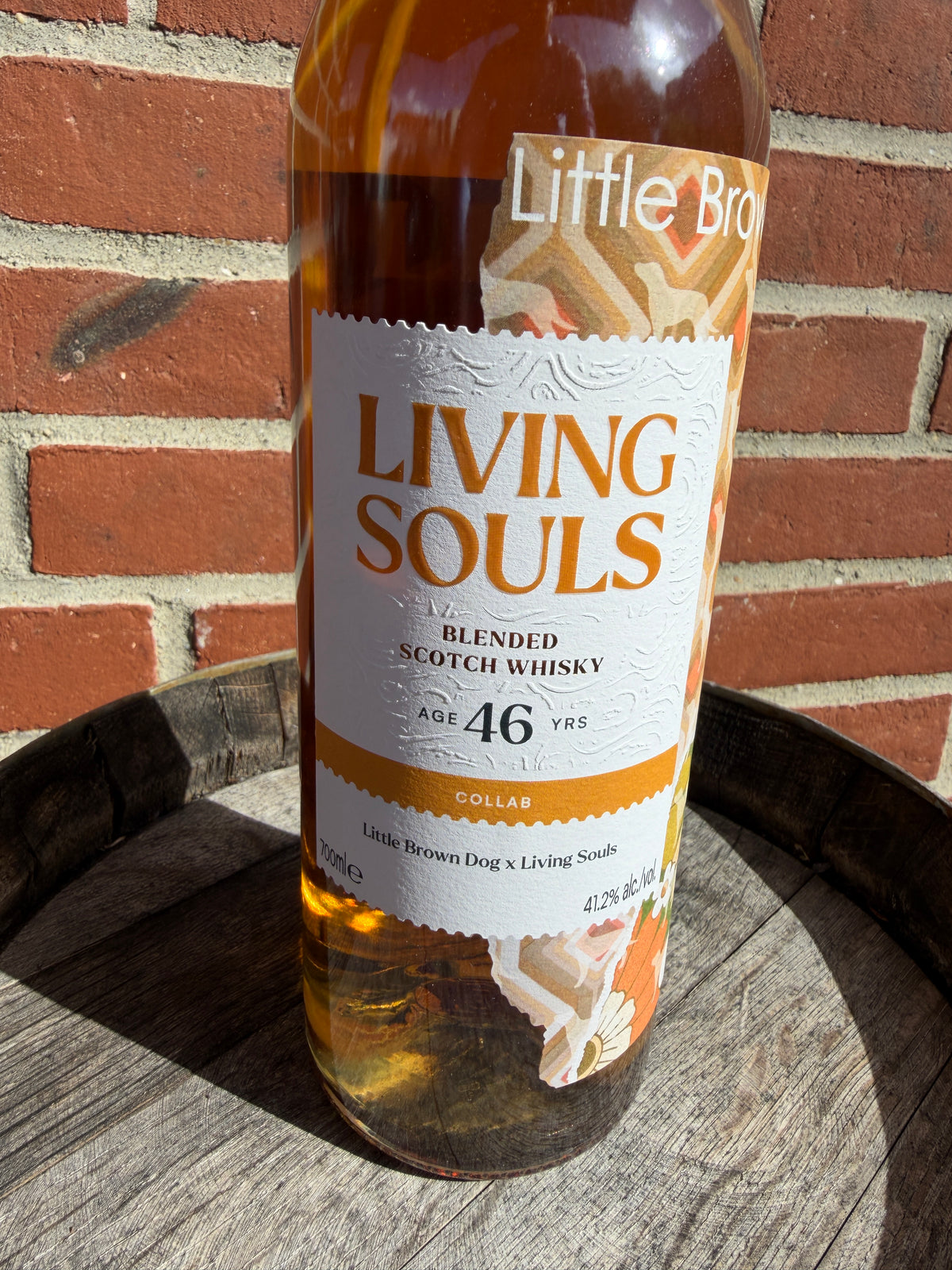 Living Souls & Little Brown Dog 1970´s cask 46 år 41,2%