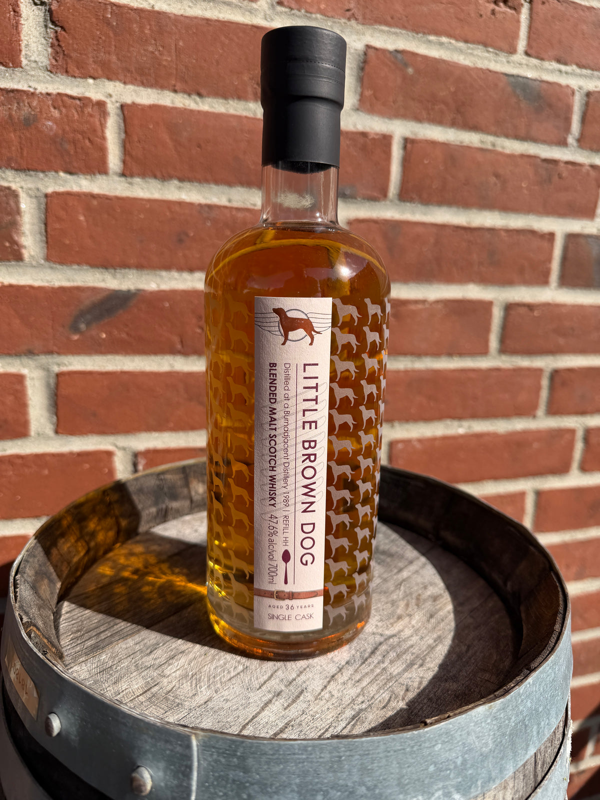 Burnadjacent 1989 (Teaspooned Balvenie) 36 år  47,6% Little Brown Dog