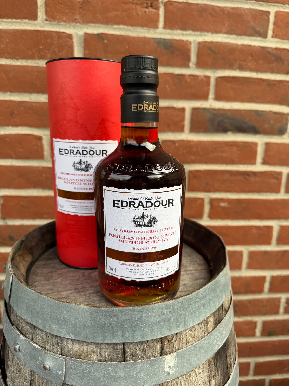 Edradour  2026 12 år Cask Strength Batch #8 58%