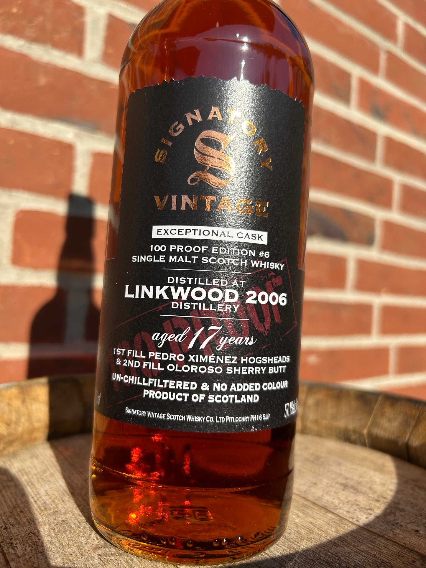 Linkwood 2006 17 år 57,1% Signatory  100 Proff Exceptional Cask