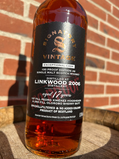 Linkwood 2006 17 år 57,1% Signatory  100 Proff Exceptional Cask