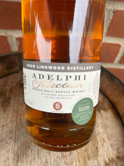 Linkwood 2009 15 år 54,5%  Adelphi Selection