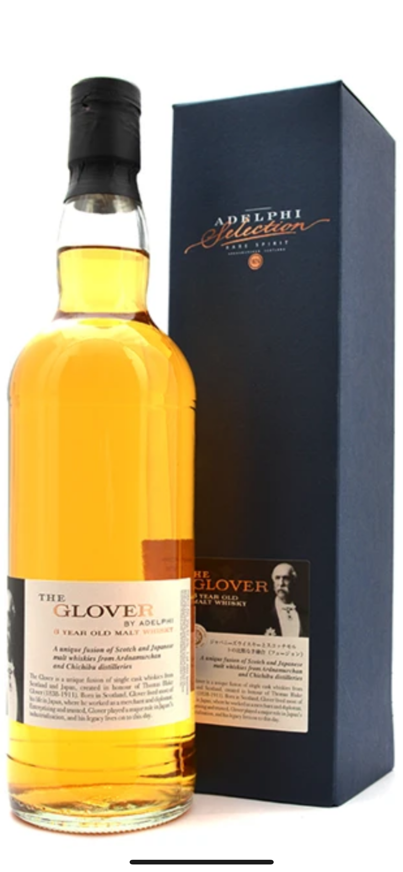 The Glover by Adelphi 6 år Fusion of Japanese and Scotch Malt Whisky 57,6%