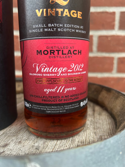 Mortlach 2012/2023 11 år 48,2% Edition No. 1 Signatory