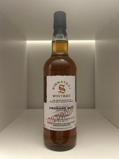 Ardmore 13 år 2010 57,1% 1 fill. Oloroso Sherry Cask.Signatory 100 Proff